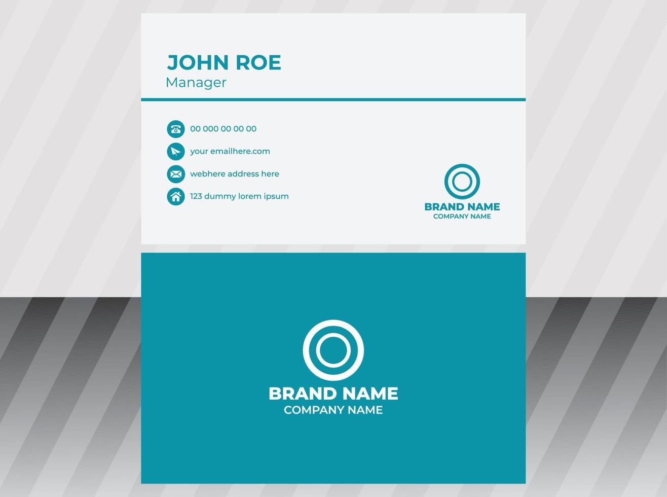 Business Card  Design Template vector