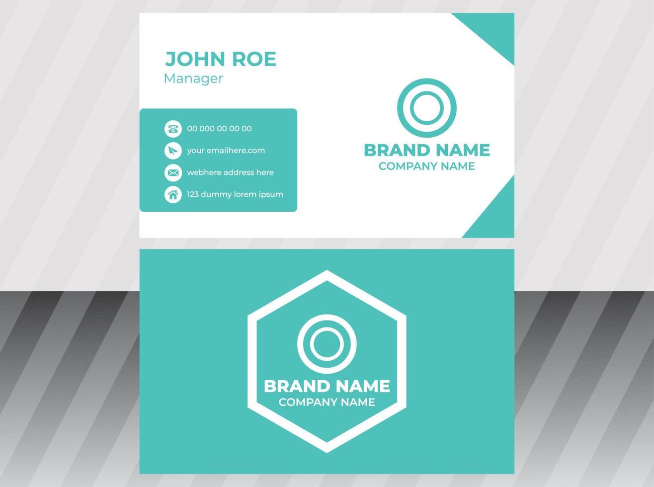 Business Card  Design Template vector