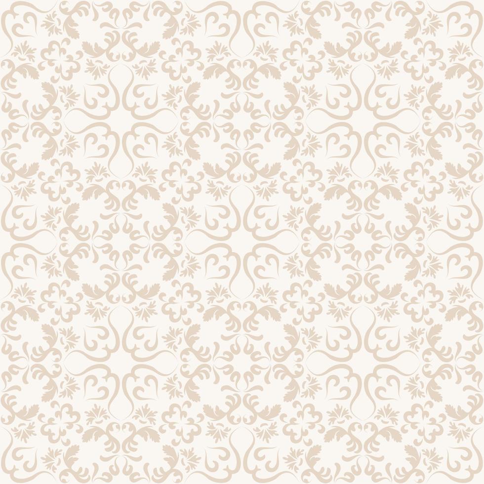 Victorian rich pattern. Luxurious seamless texture in oriental style. Vector. For textiles, wallpaper, tiles or packaging. vector