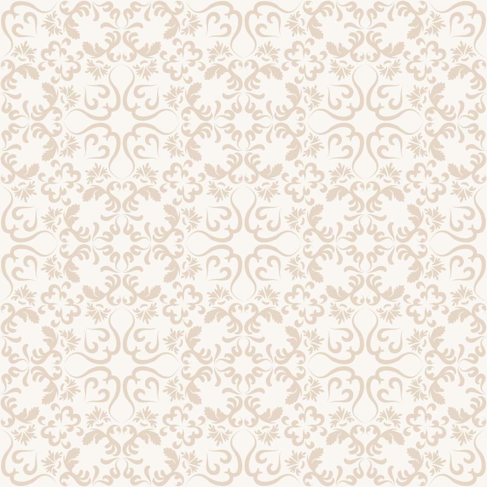 patrón rico victoriano. lujosa textura sin costuras en estilo oriental. vector. para textiles, papel pintado, azulejos o embalaje. vector