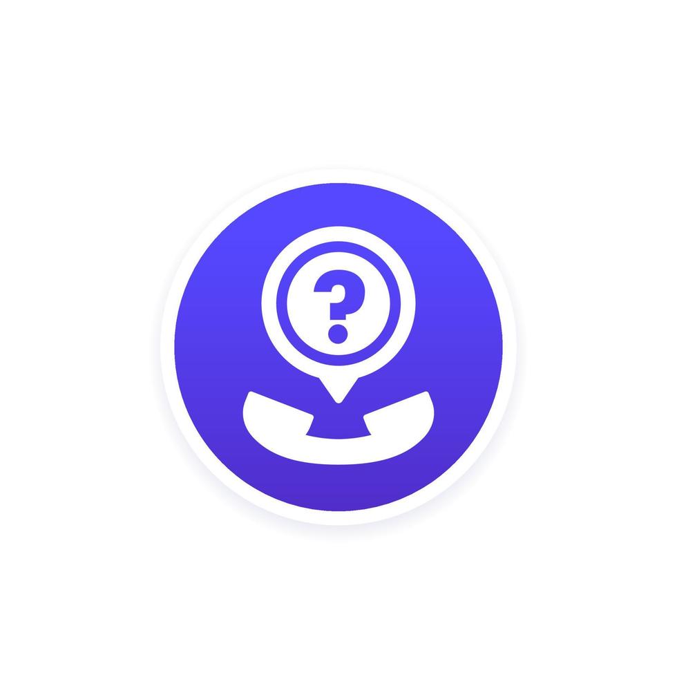 support phone call vector icon
