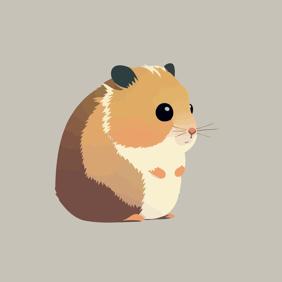 pequeño animal mamífero roedor hámster vector