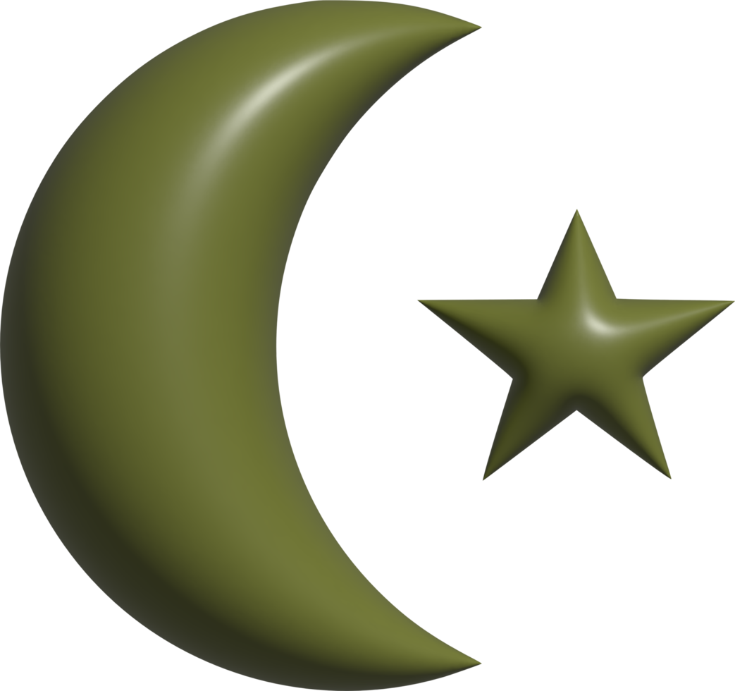 3d icon of islamic png