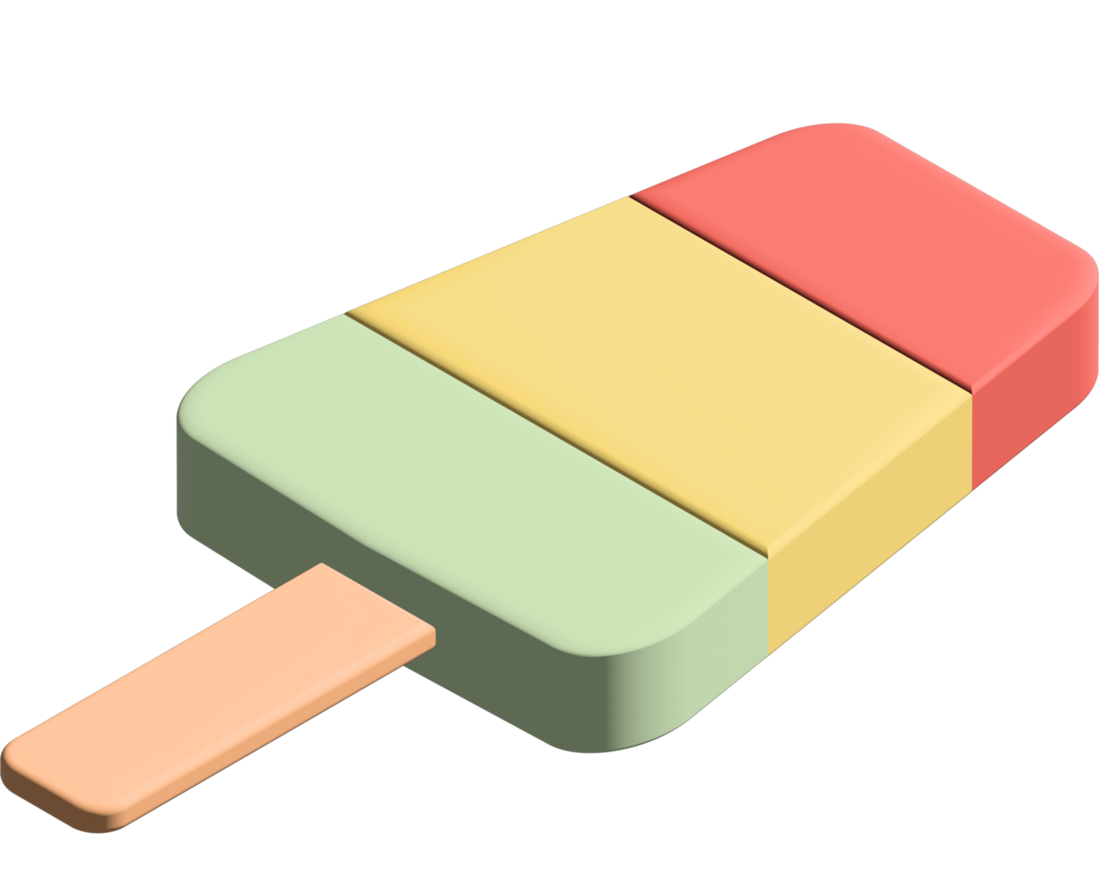 3d icono de helado png