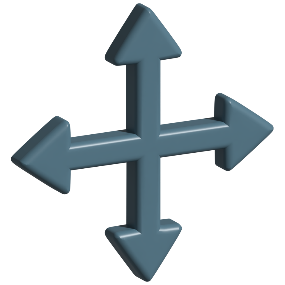 3D-Symbol der Bewegung png