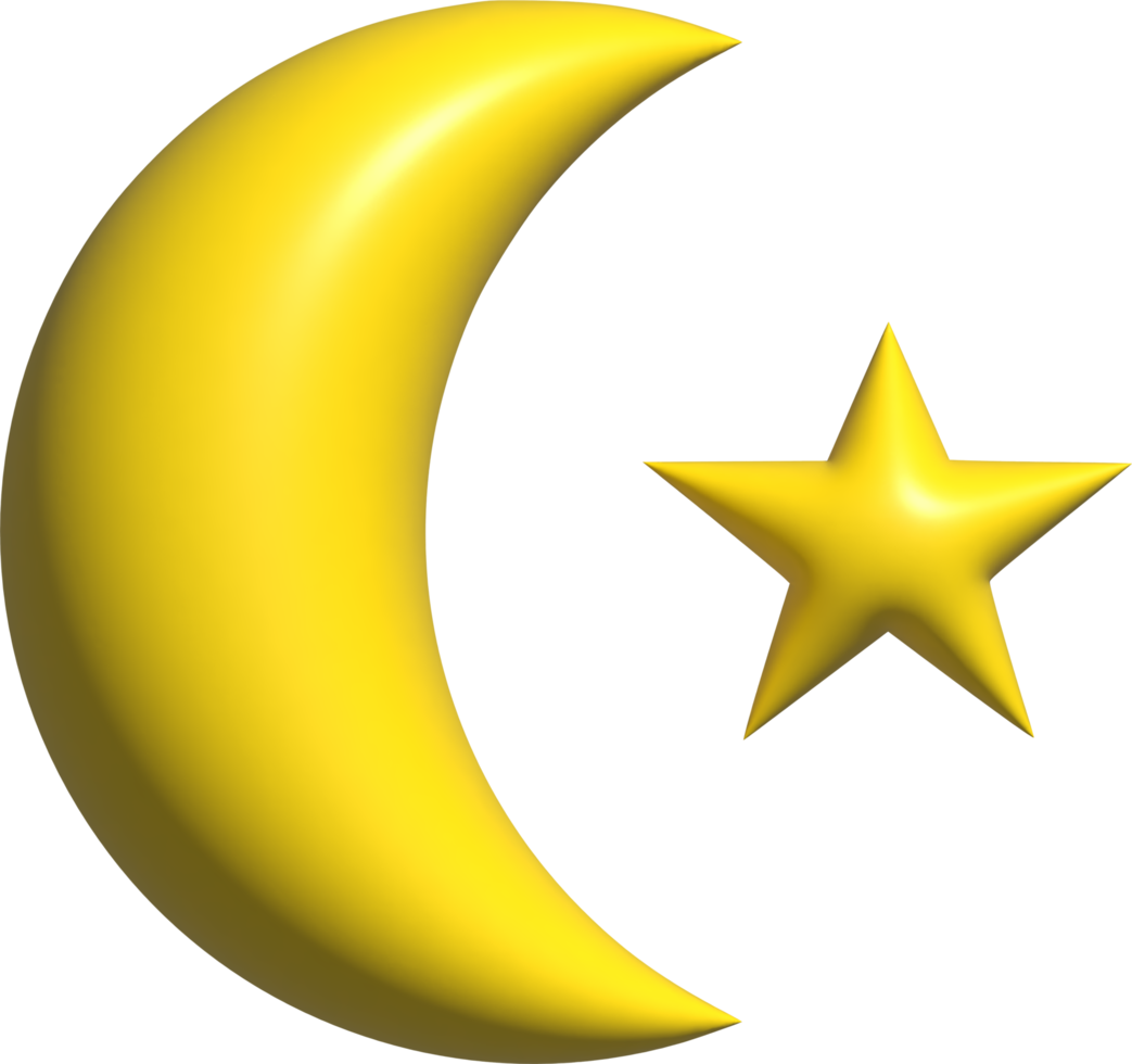 3d icon of islamic png