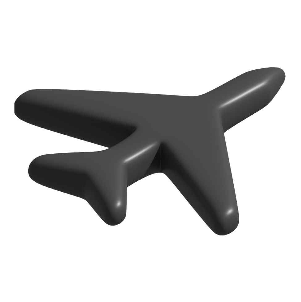 icône 3d d'avion png