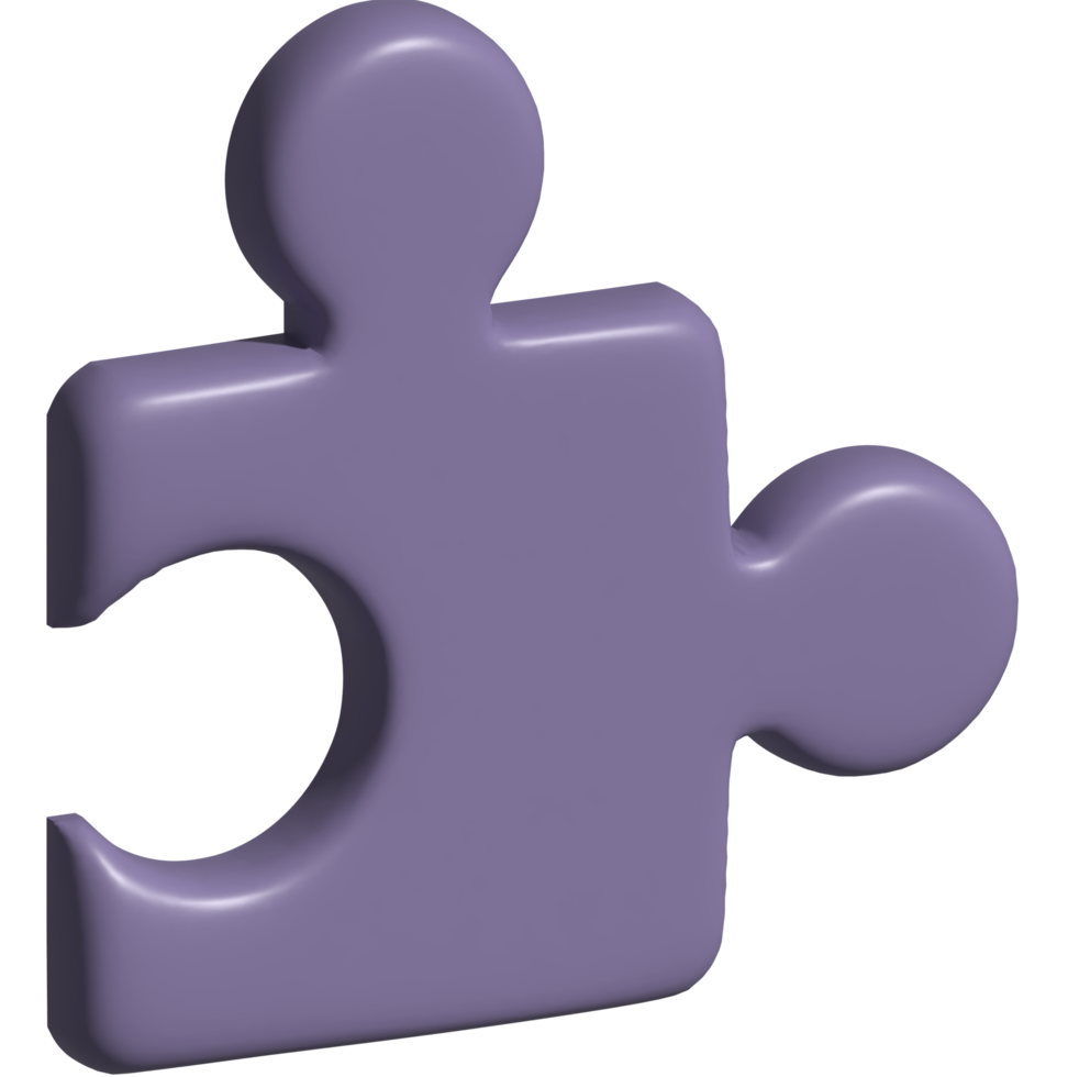 3d icoon van puzzel png