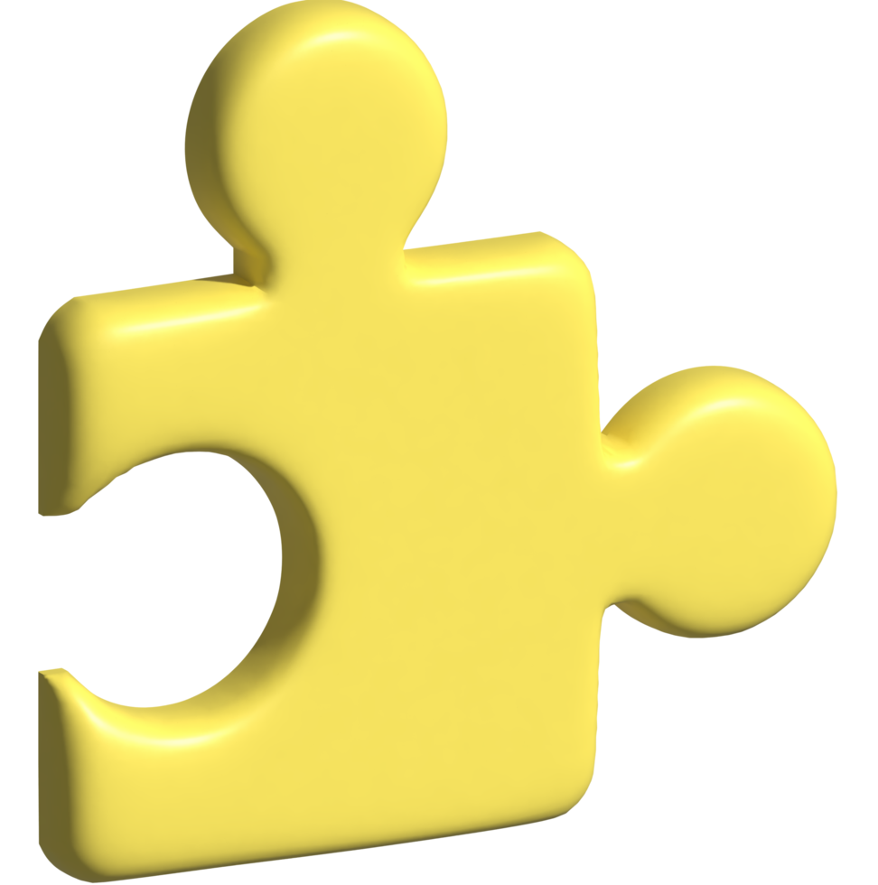 3d icon of puzzle png