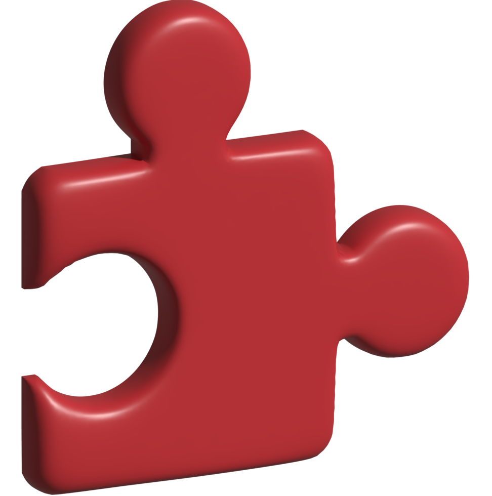 3d icon of puzzle png