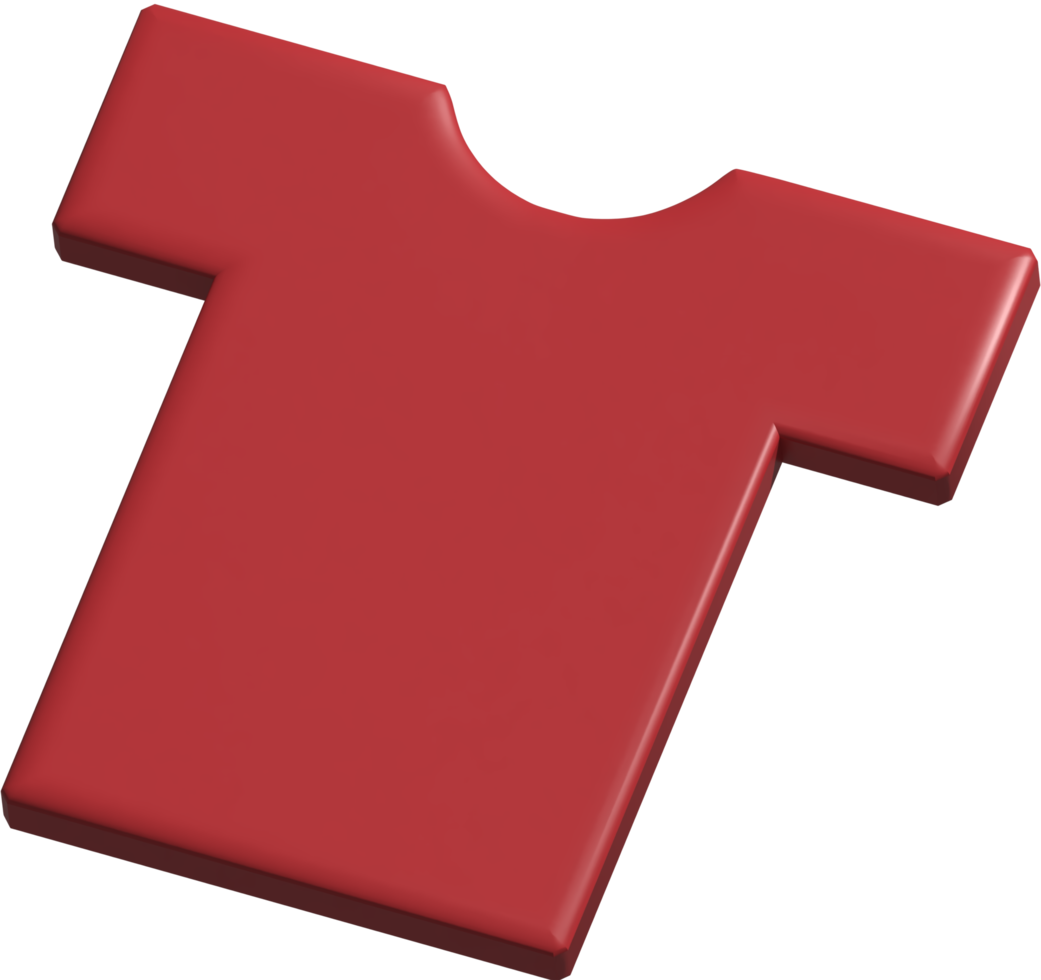 icône 3d de t-shirt png