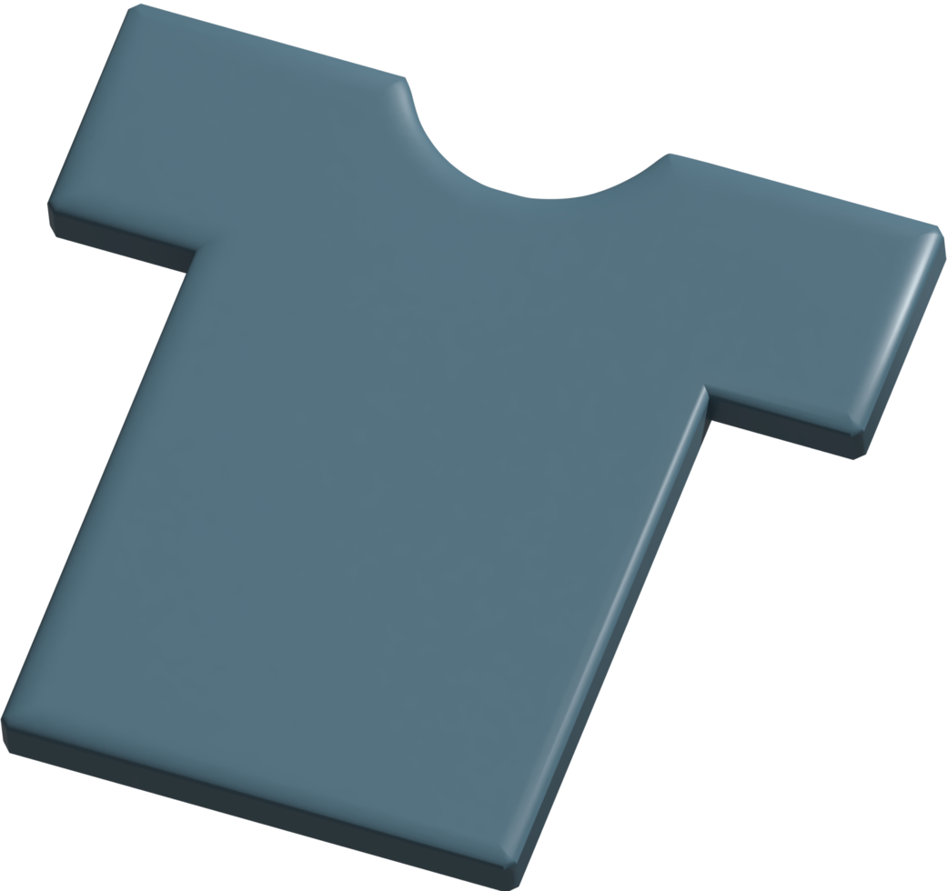 3D-Symbol des T-Shirts png