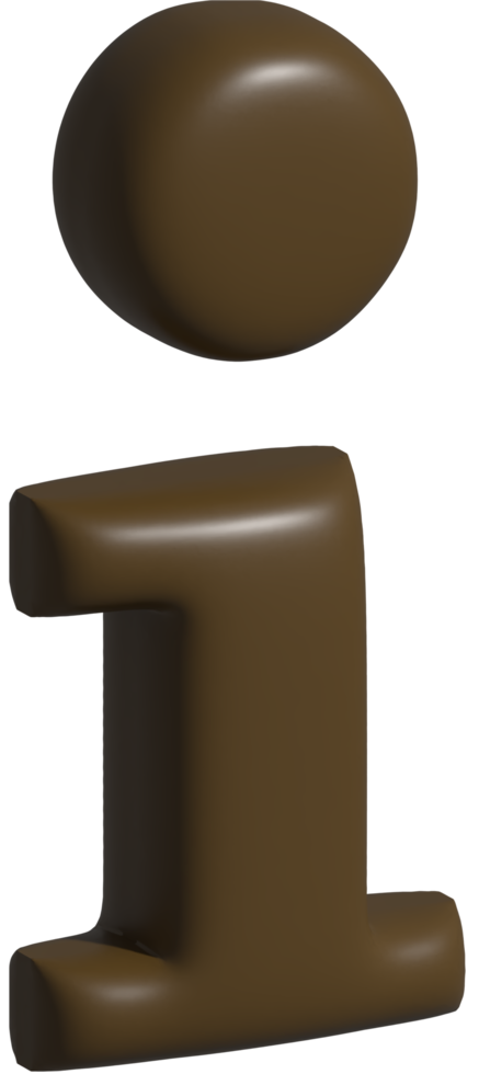 3d icon of information info help png