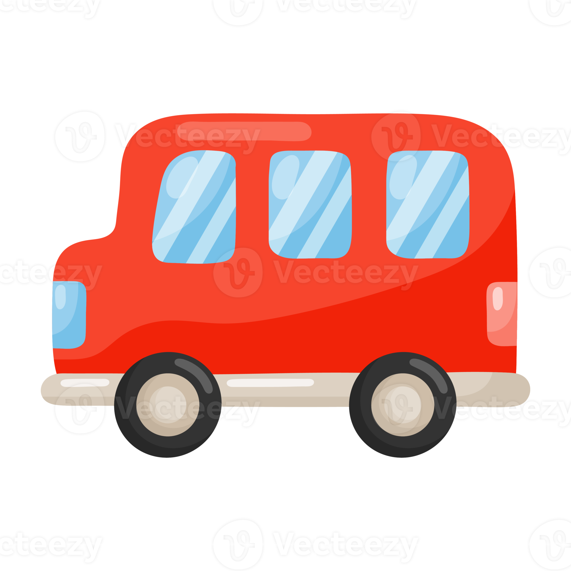 Red van icon. 18974672 PNG