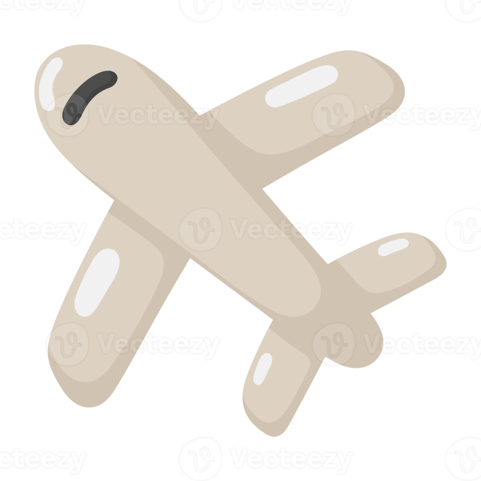 Cartoon-Flugzeug-Symbol. png