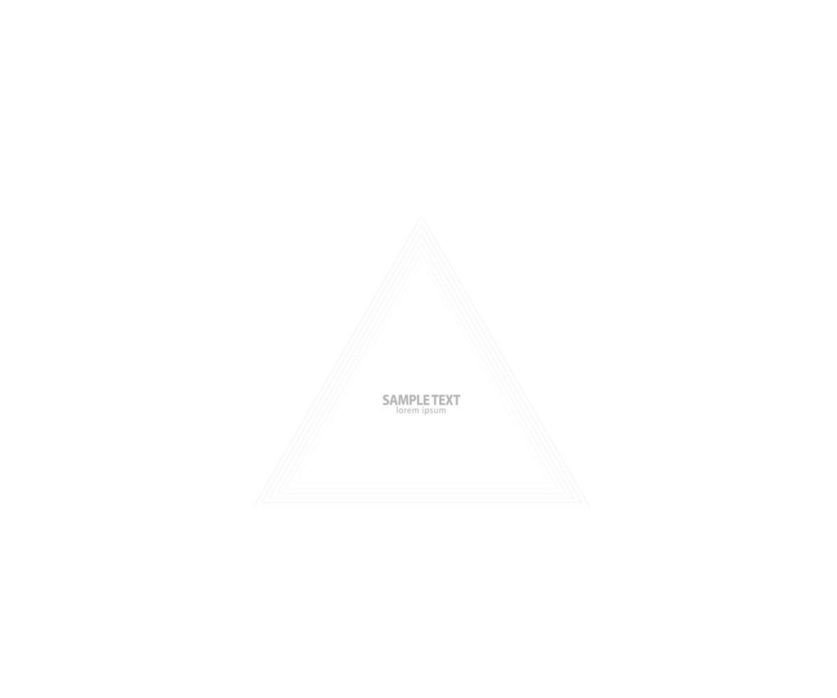 Triangle line vector. Pyramid line art. Geometric shape. Logo sign design vector