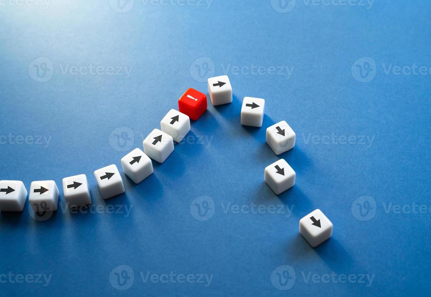 A mistake leads to the collapse of progress. Critical error. An insurmountable problem, need to change the plan. Failure and loss, crisis. Ignoring the danger aggravates the situation. photo