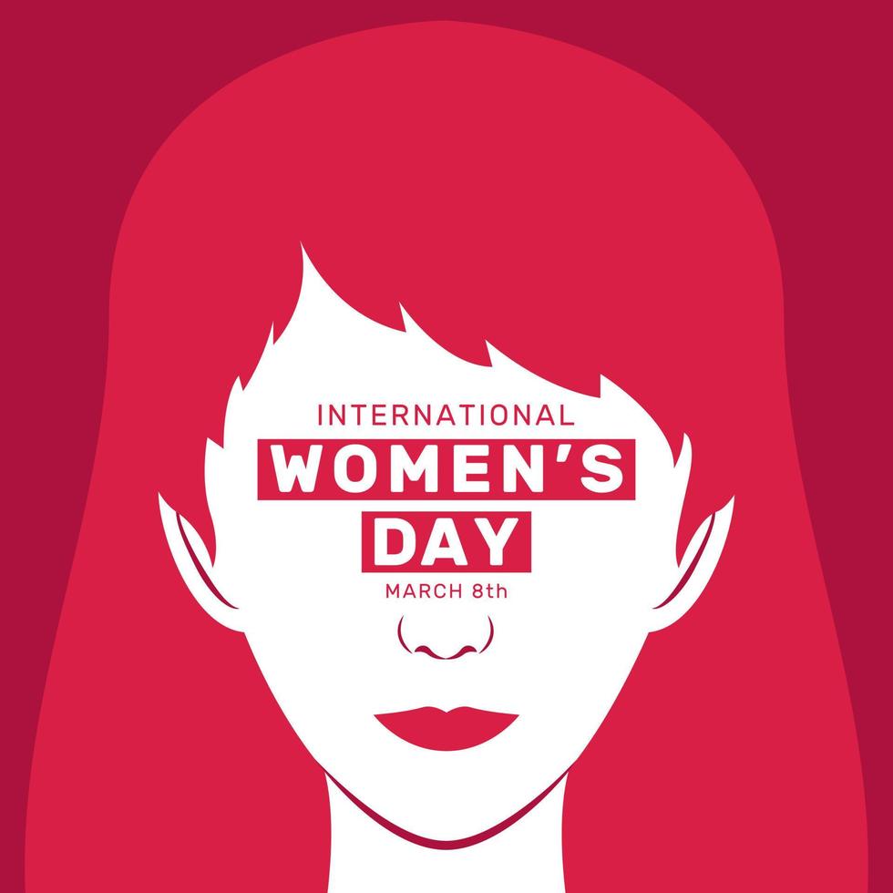 Vector illustration of International women's day. Activism for women rights