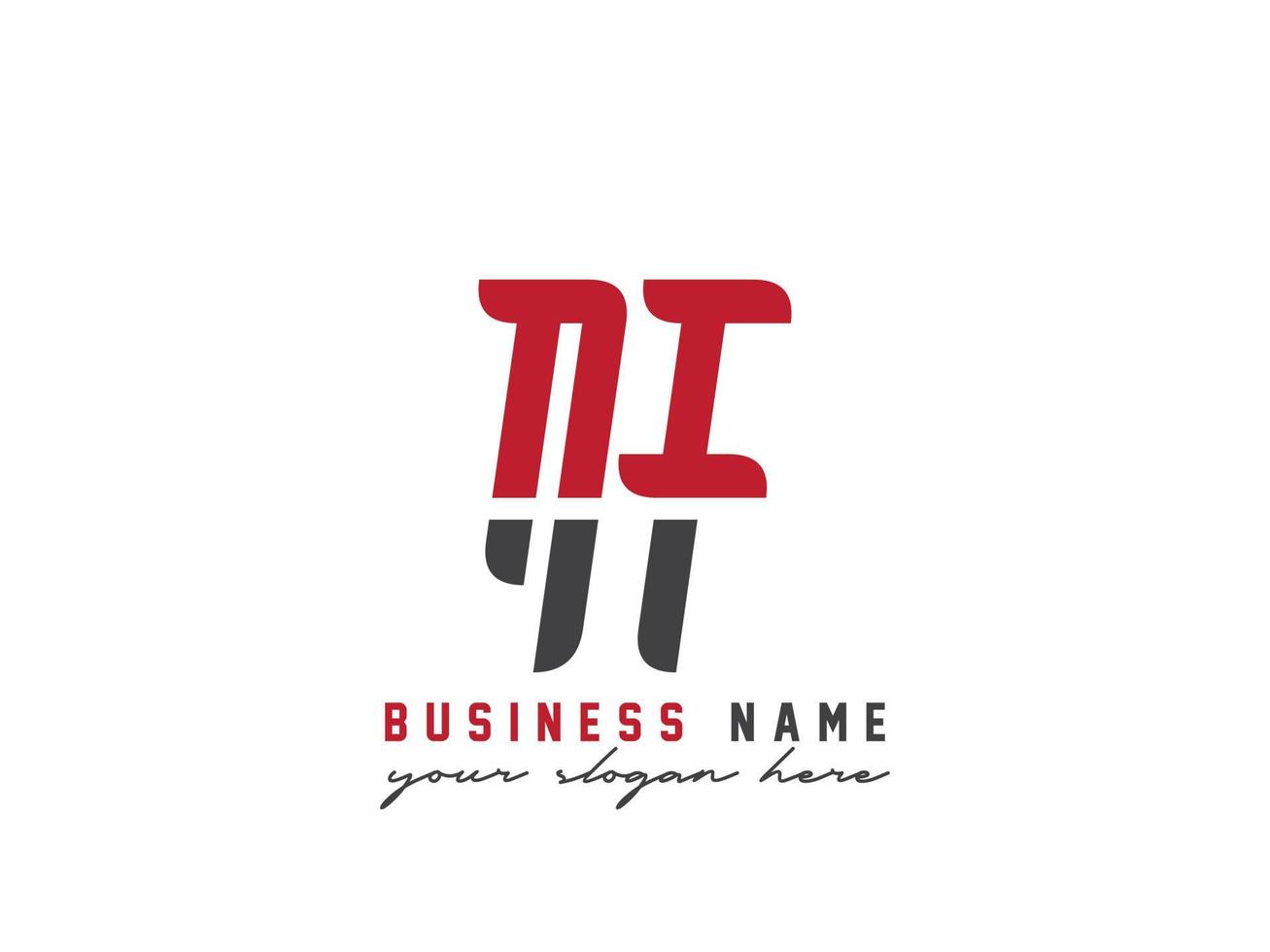 Initial Nf Logo Image, Creative NF Letter Logo Design vector