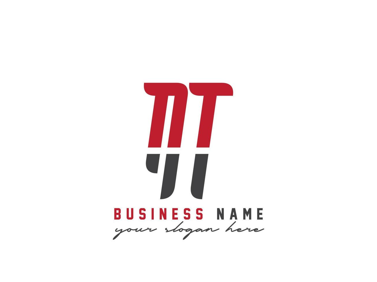 Initial Nt Logo Image, Creative NT Letter Logo Design vector
