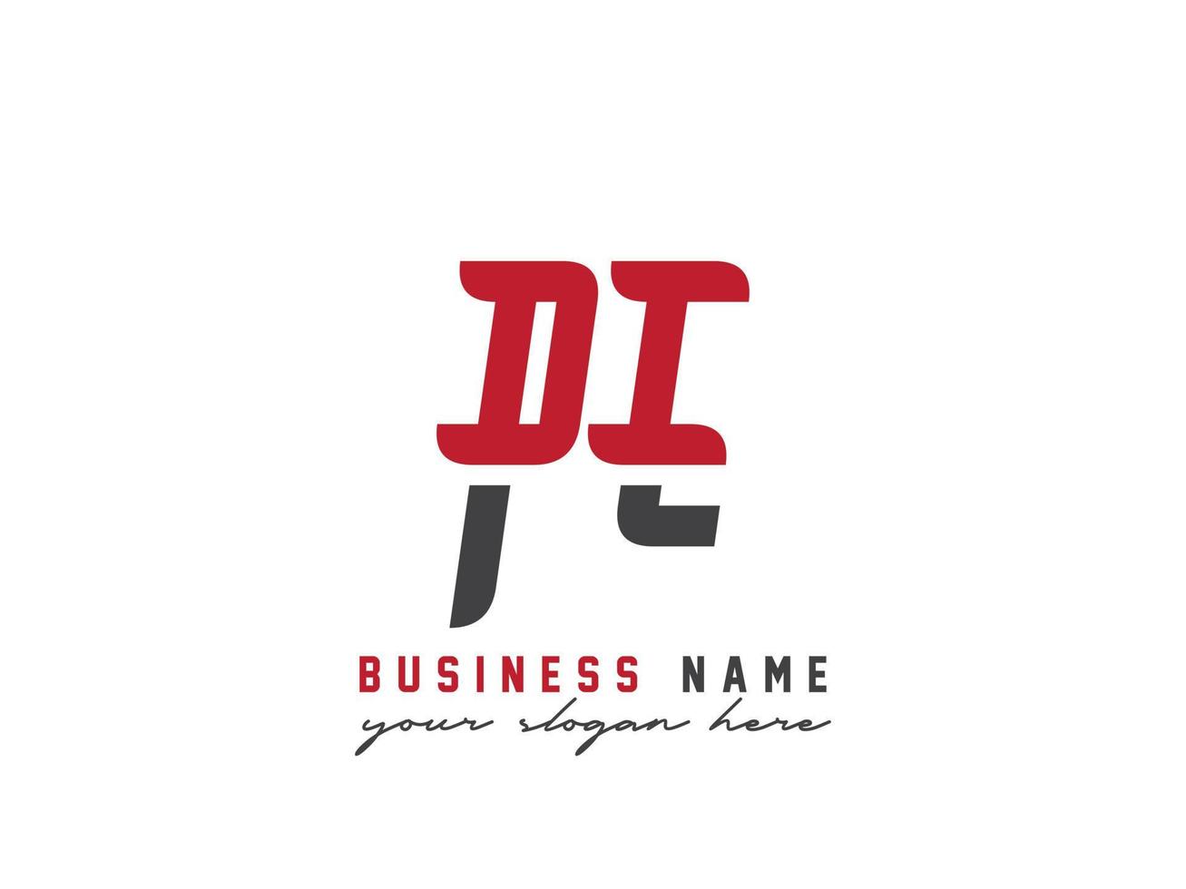 Monogram Pe Logo Design, Minimal PE Letter Logo Icon vector