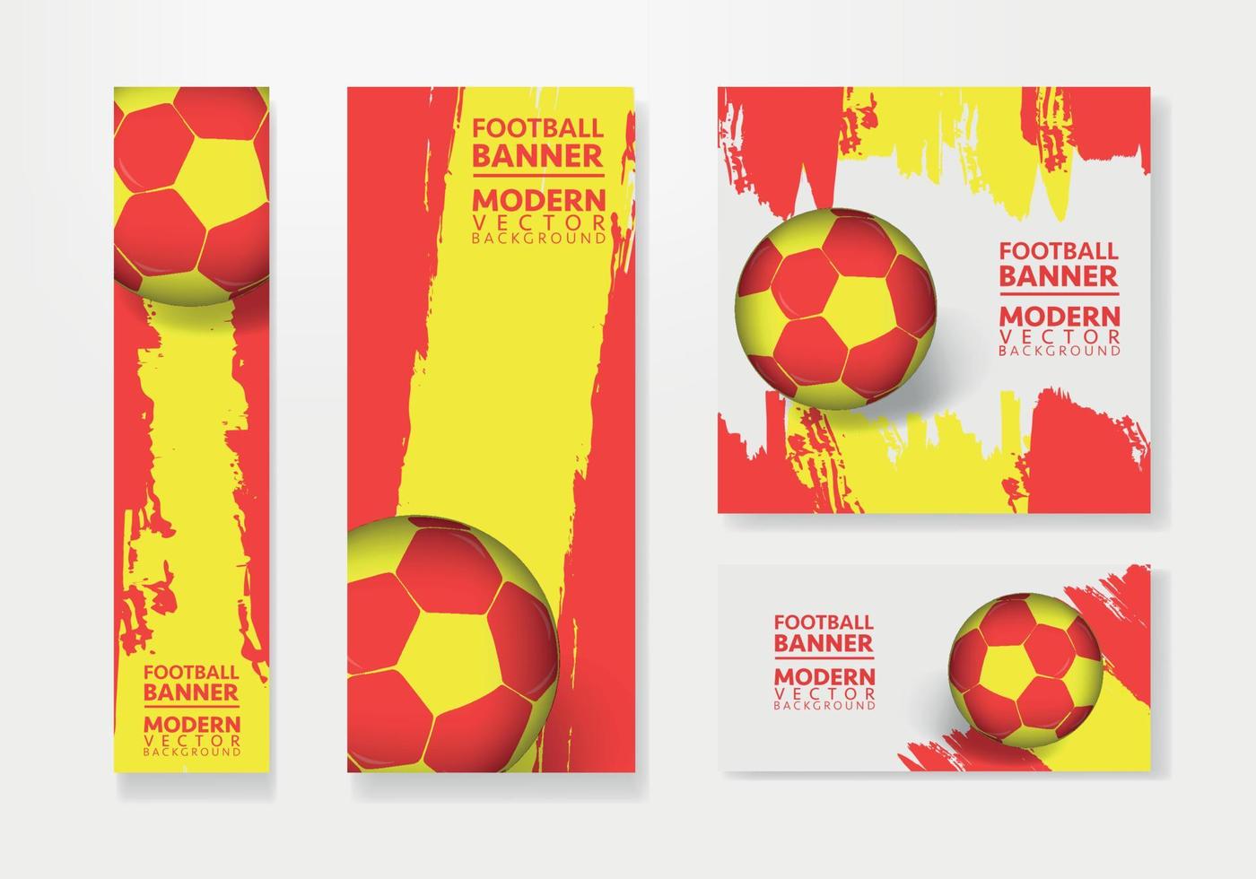 equipo de fútbol de españa con diseño de vector de fondo de bandera. concepto de campeonato de fútbol con plantilla de ilustración de pelota de fútbol. diseño de pancartas de fútbol.