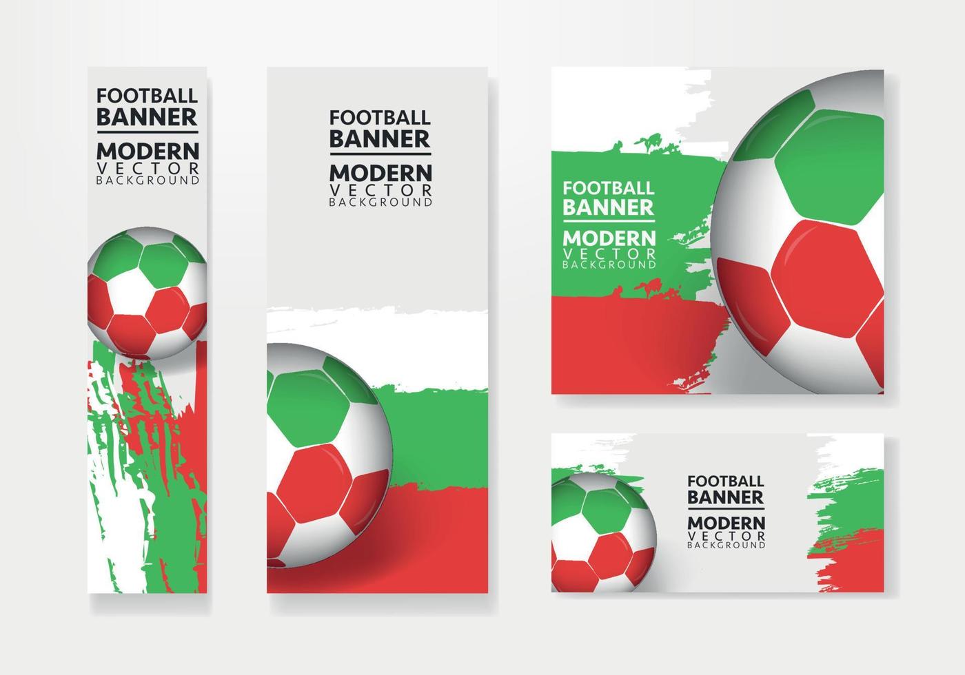 equipo de fútbol de bulgaria con diseño de vector de fondo de bandera. concepto de campeonato de fútbol con plantilla de ilustración de pelota de fútbol. diseño de pancartas de fútbol.