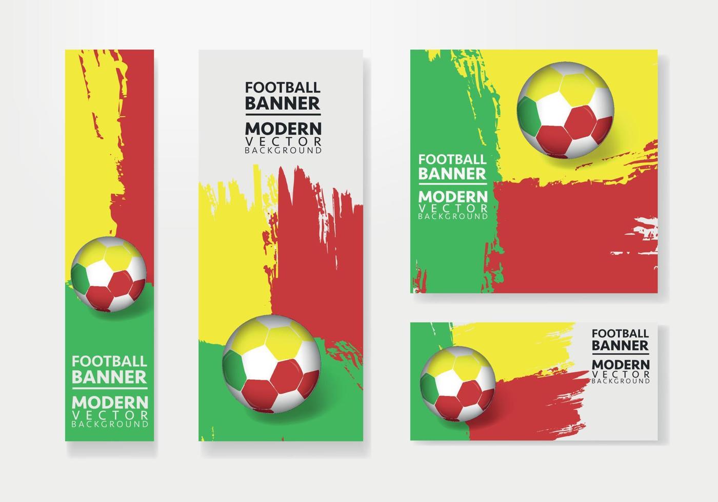 equipo de fútbol de benin con diseño de vector de fondo de bandera. concepto de campeonato de fútbol con plantilla de ilustración de pelota de fútbol. diseño de pancartas de fútbol.