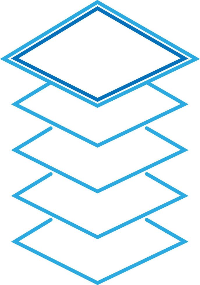 Platform layer icon vector, Layers, stack symbols, Platform layer icon vector logo, black and white version