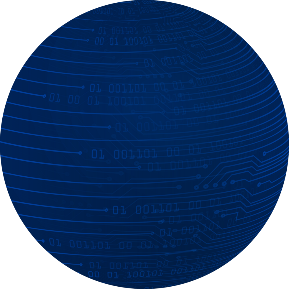 Modern Technology Globe Crop-out png