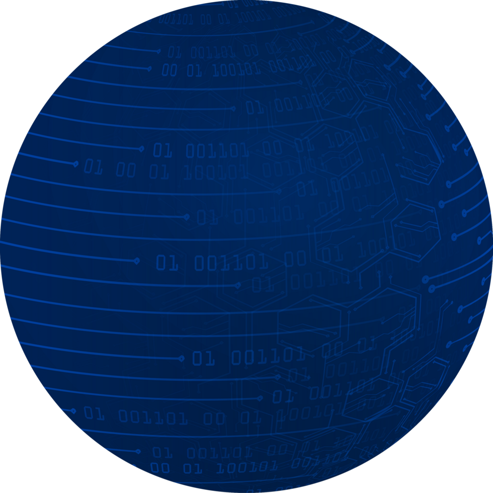 globe de technologie moderne png