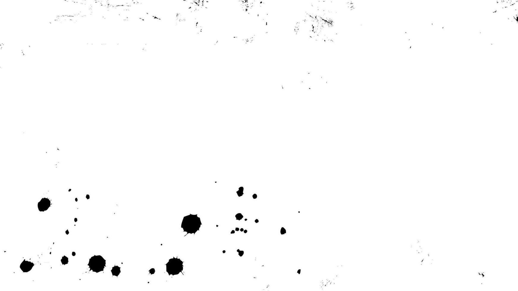 Grungy Black Ink Stains Transparent Vector Texture PNG Wallpaper