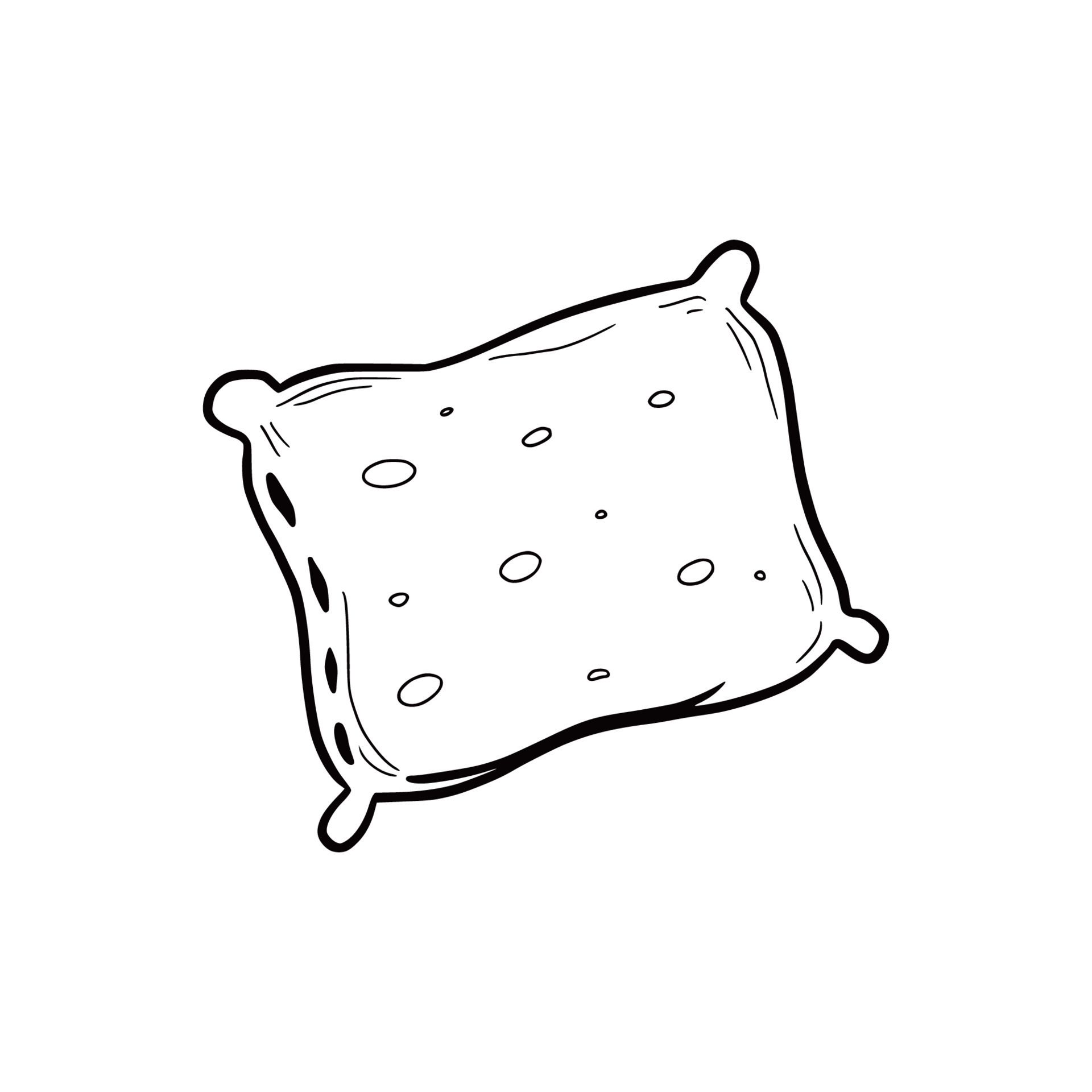 Hand drawn cute pillow element 18977225 Vector Art at Vecteezy