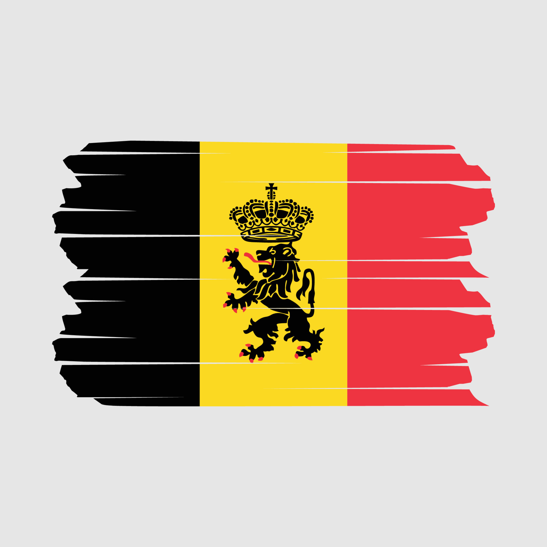 Belgium Flag Brush 18977445 Vector Art at Vecteezy