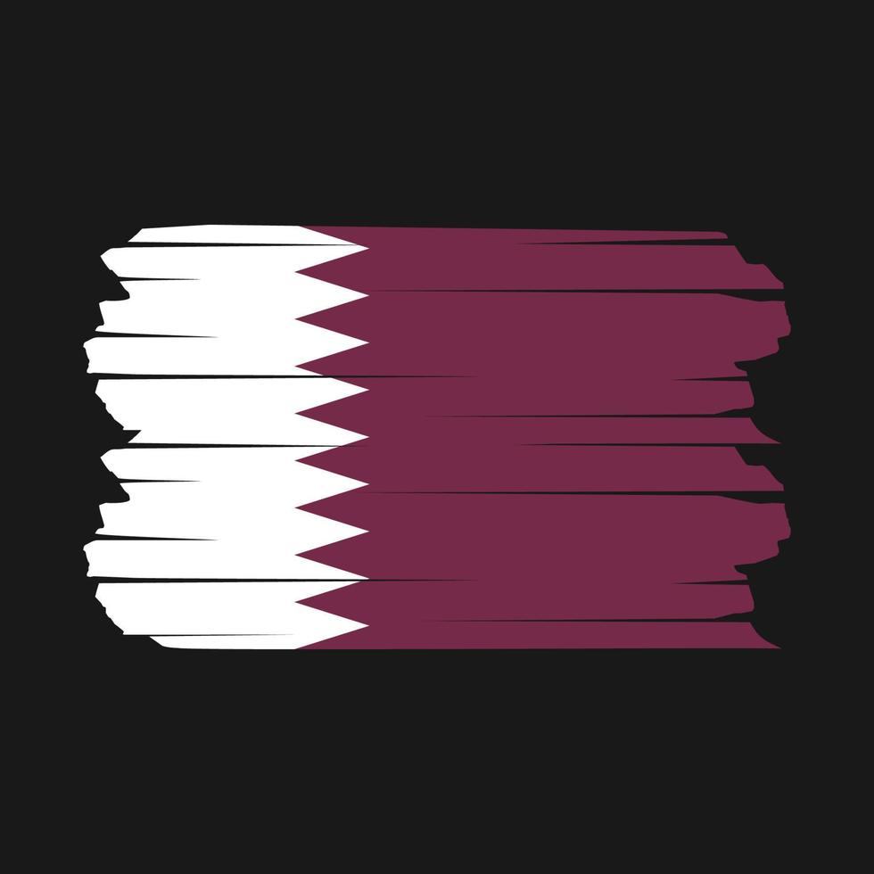 Bahrain Flag Brush vector