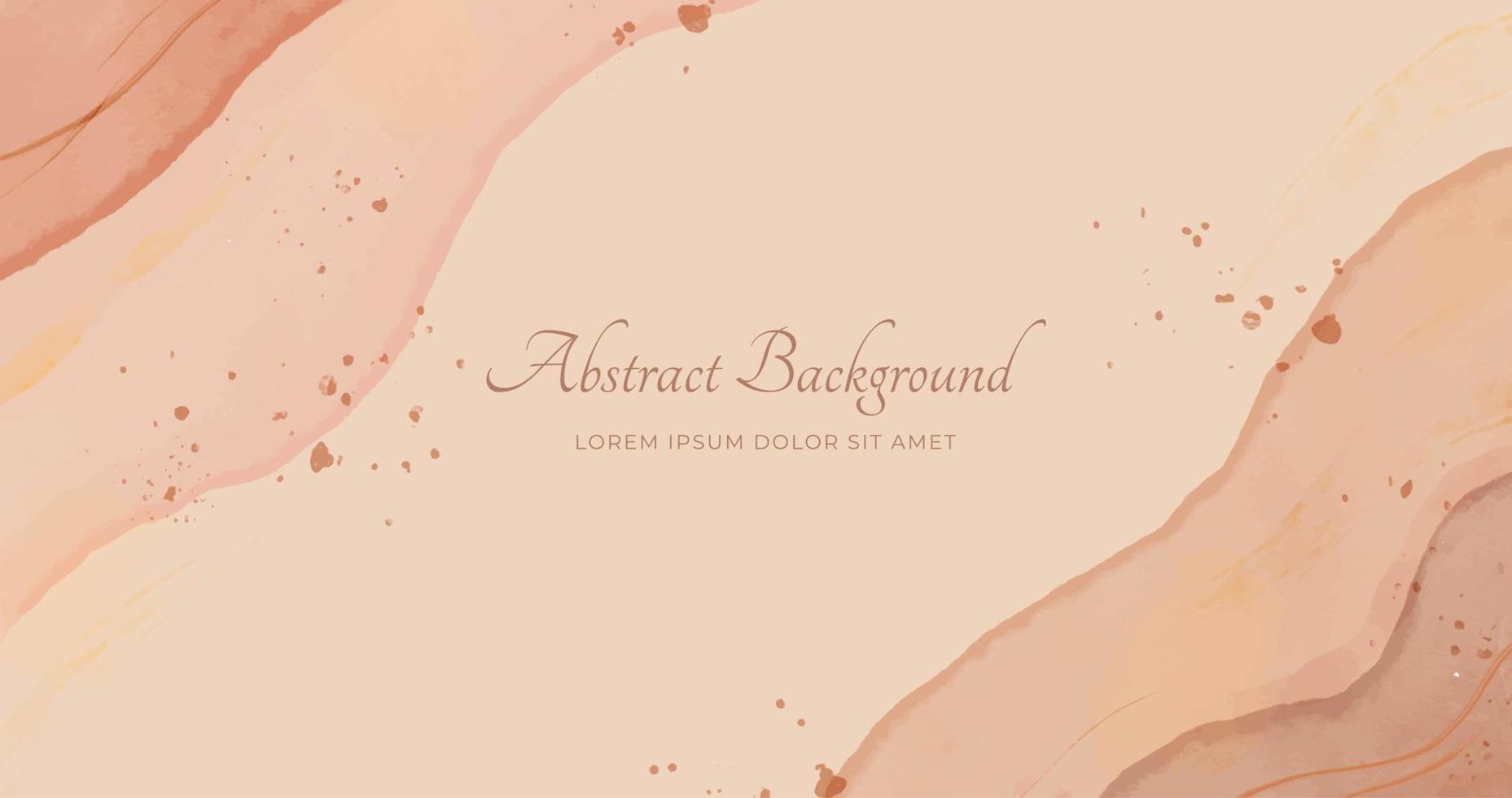 Abstract horizontal watercolor background. Neutral light colored empty space background illustration vector