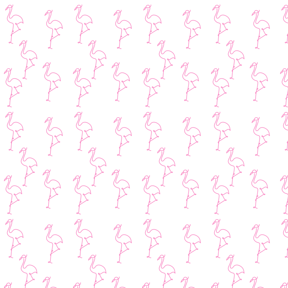 achtergrond met illustratie van flamingo's in roze kleur. png