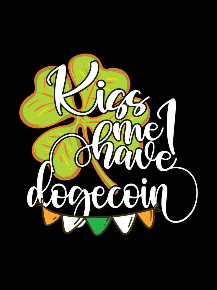 st. patrick's day typography colorful Irish quote vector Lettering t shirt design