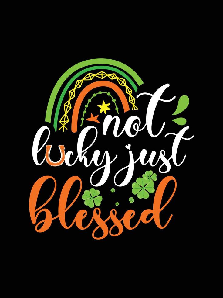 st. patrick's day typography colorful Irish quote vector Lettering t shirt design