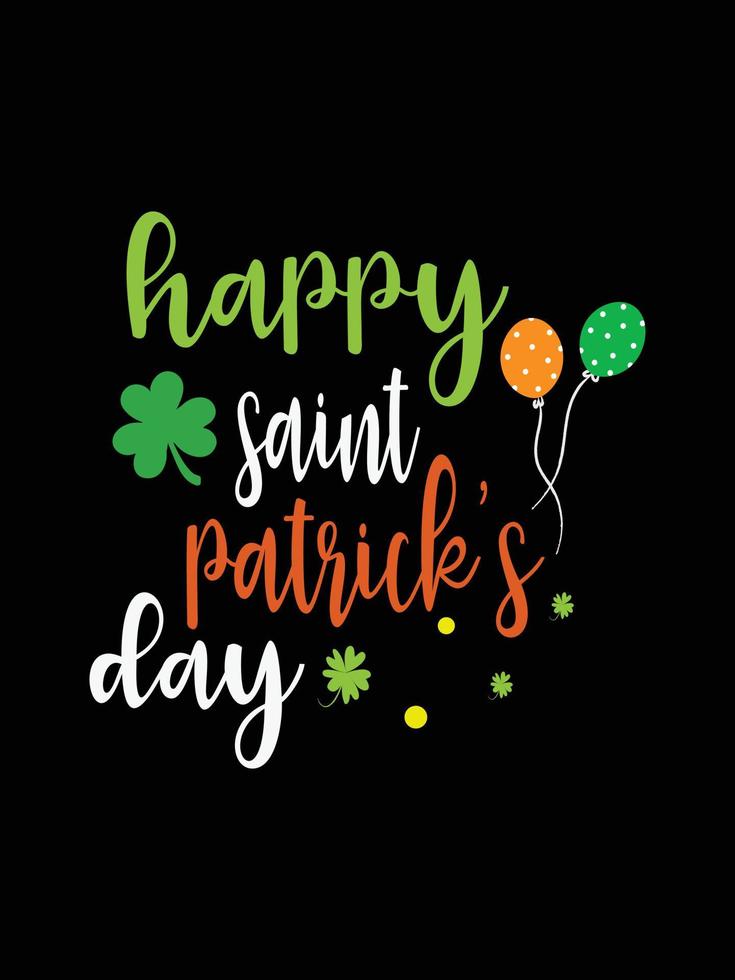 happy saint patrick s day vector