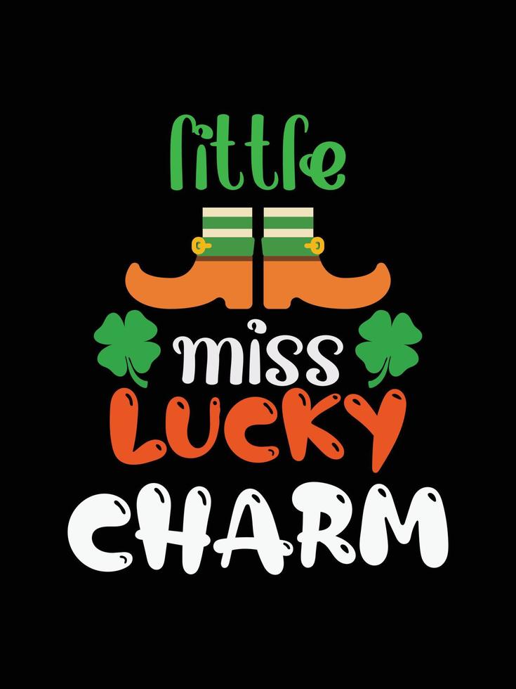 little miss lucky Charm vector