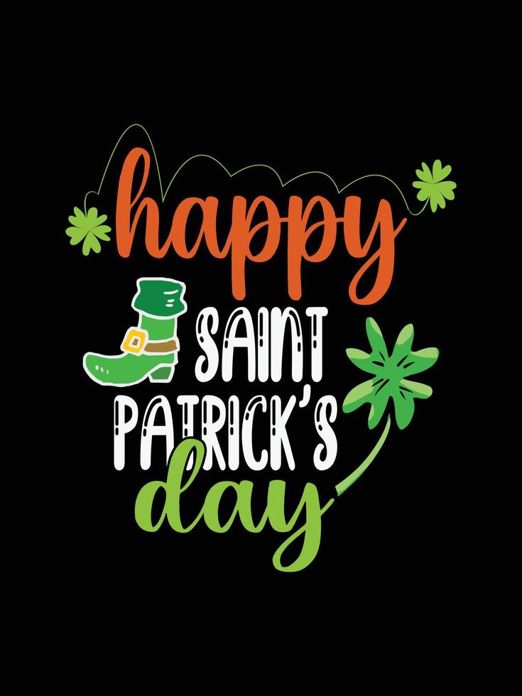 happy saint patrick s day vector