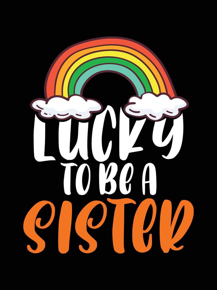 st. patrick's day typography colorful Irish quote vector Lettering t shirt design