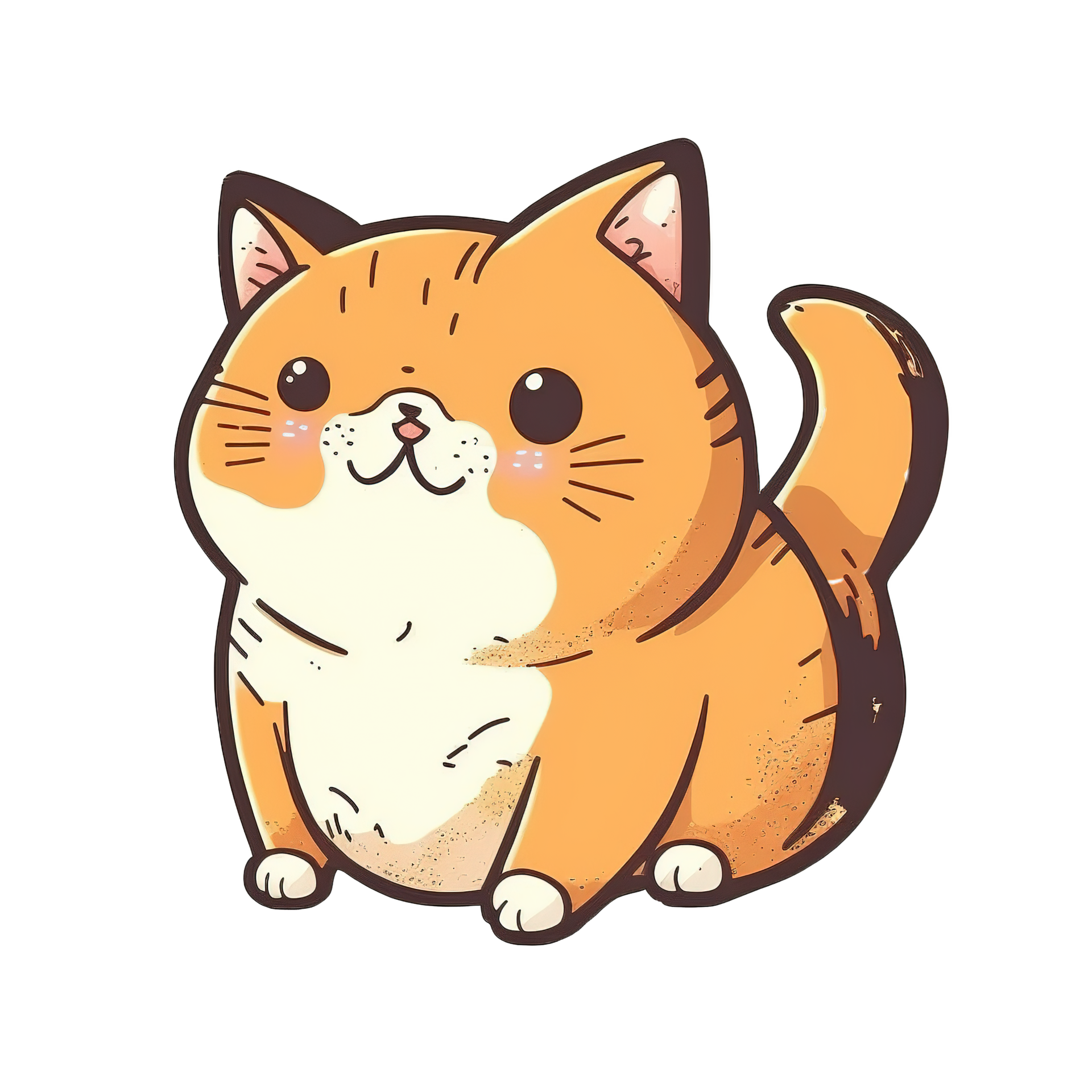 Free gráfico de elementos png de gato súper lindo y divertido 18978139