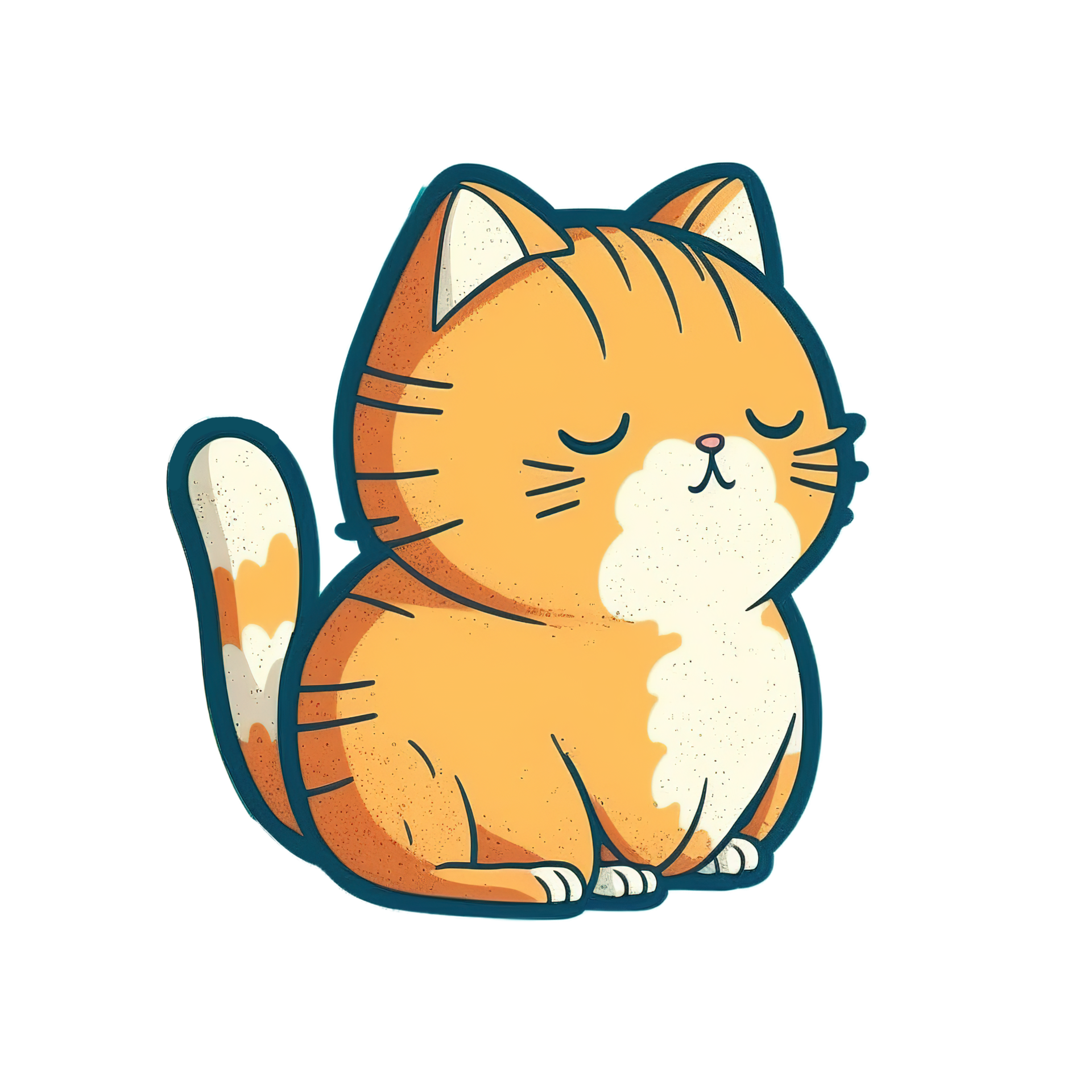 gráfico de elementos png de gato super fofo e engraçado 18978146 PNG