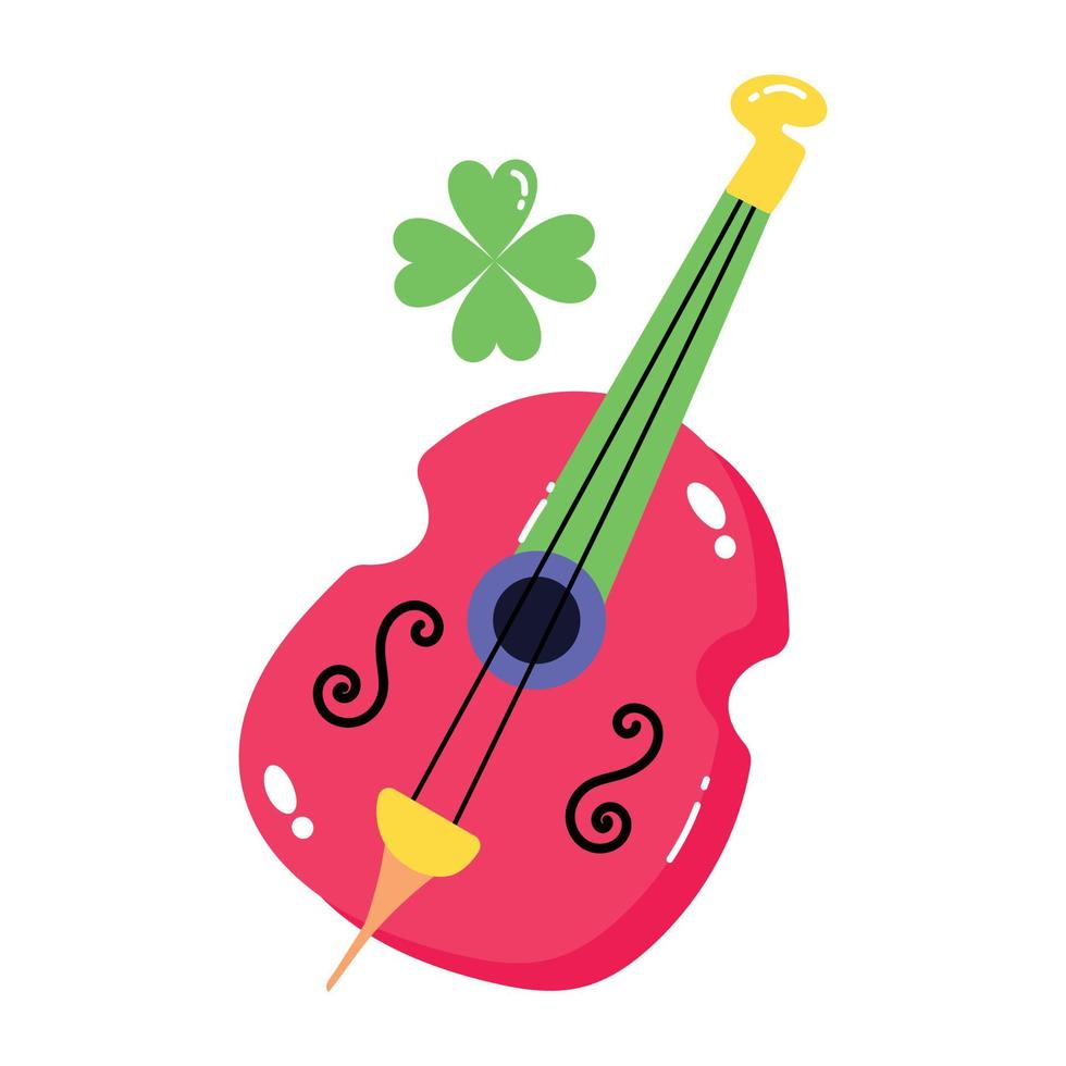 Trendy Patrick Music vector