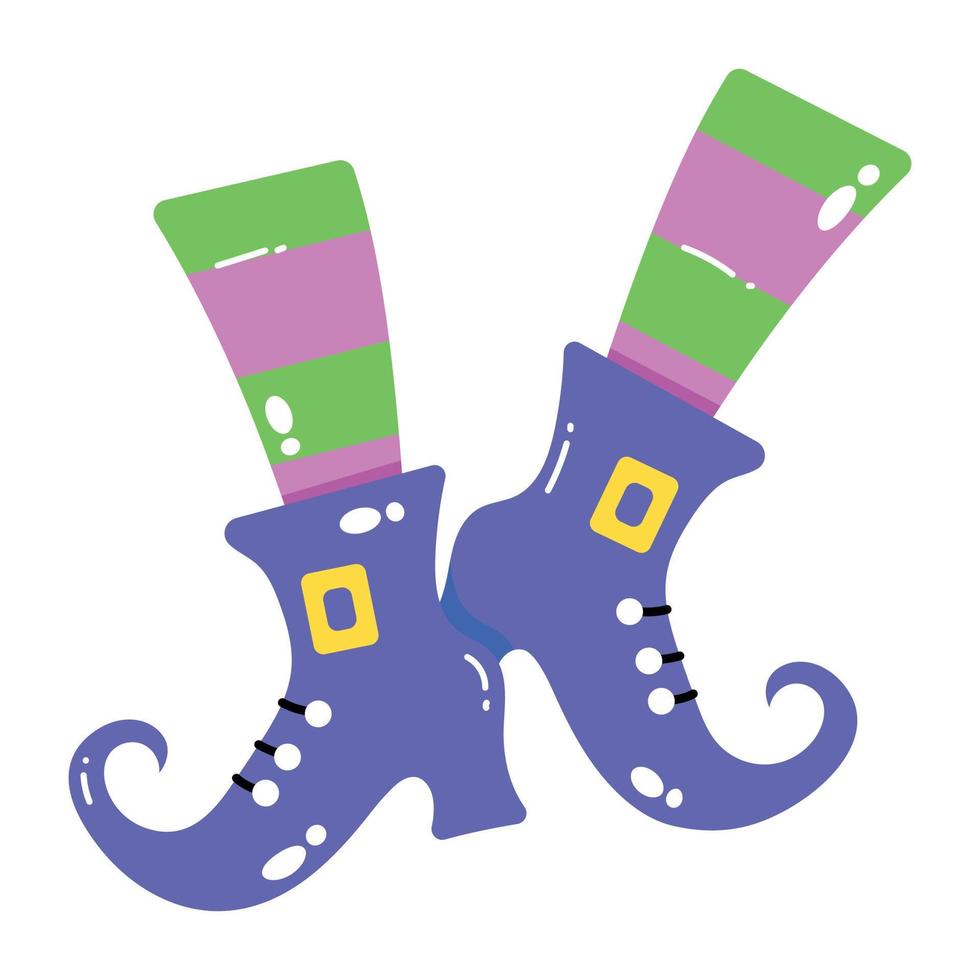 Trendy Leprechaun Boots vector