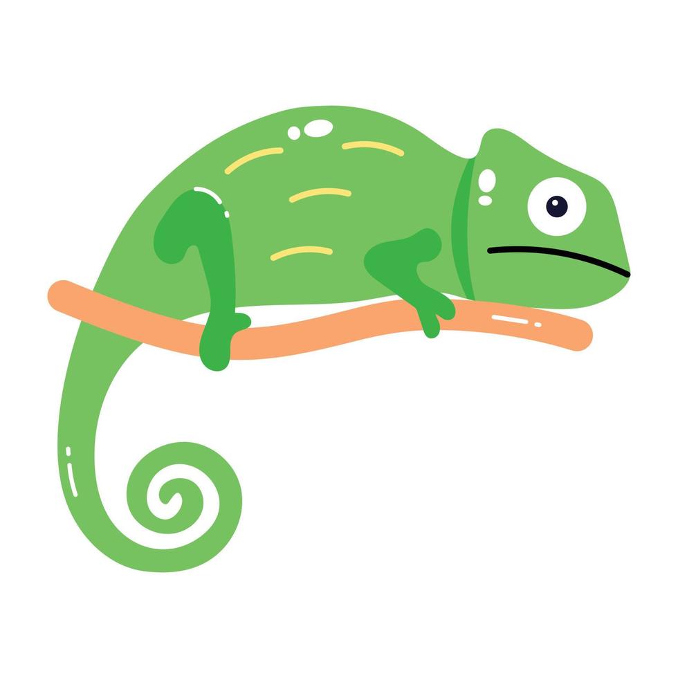 Trendy Chameleon Concepts vector