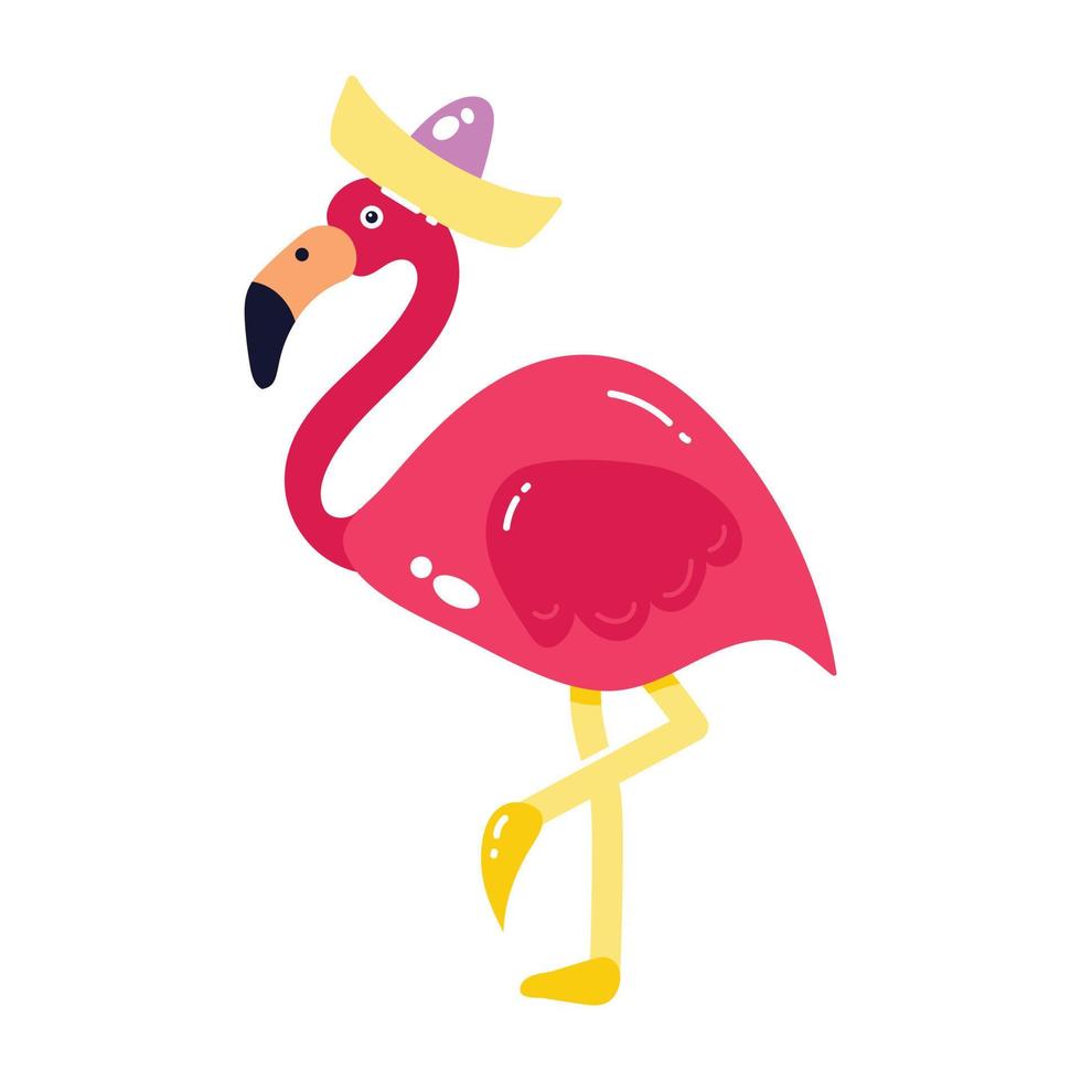 Trendy Flamingo Concepts vector