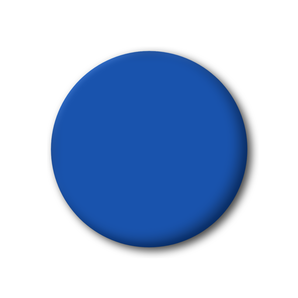 bouton rond bleu pour illustration de conception png